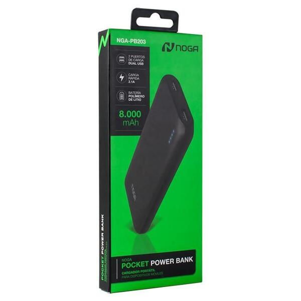 Power Bank 8000mha NOGA- PB203 - Imagen 2