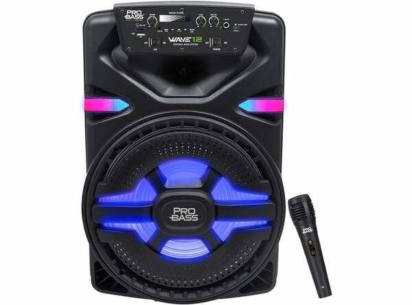 Parlante WAVE 15 Caja activa 15'' USB/BT PROBASS