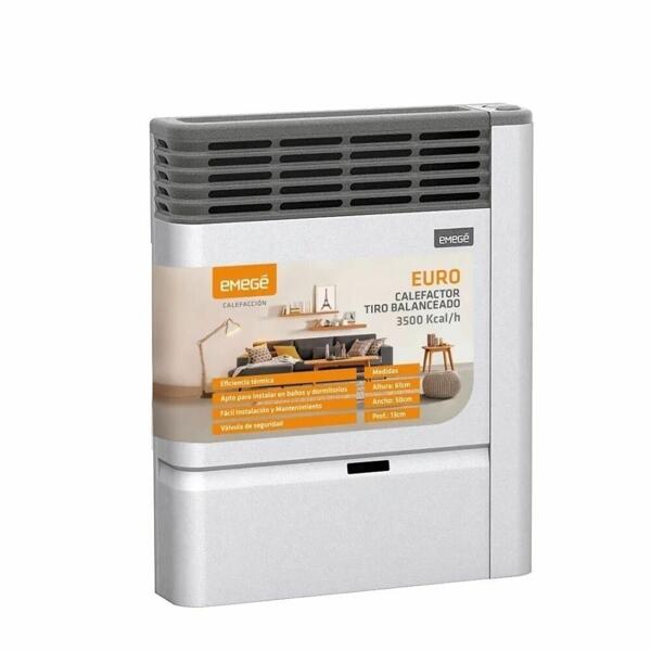Calefactor EMEGE  EURO 2135 Tiro Balanceado Multigas 3500kcal