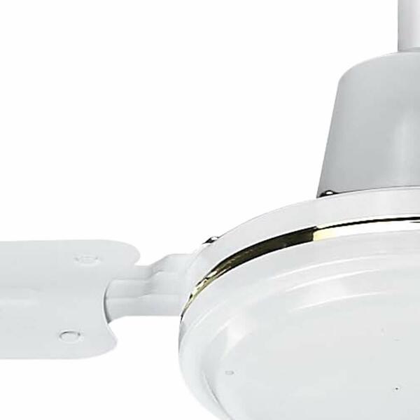 Ventilador de techo aspas metalicas blanco KEN BROWN XJ101 - Imagen 3