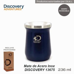 Mate de Acero inox.DISCOVERY 13675/13673/13674  236ml