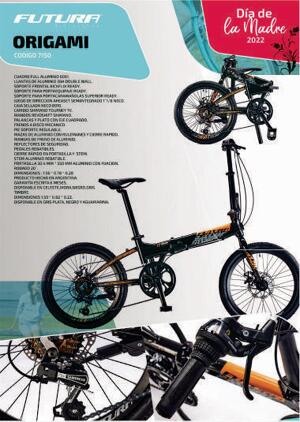 Bicicleta Plegable R20 Mod. ORIGAMI Full Alum. F/Disc. 7150 FUTURA