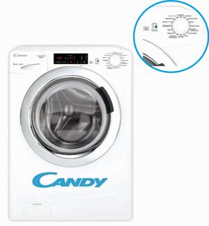 Lavarropas CANDY GVS128TC3-12  LVR Front 8kg 1200rpm blanco