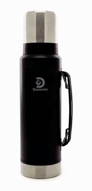 Termo de Acero DISCOVERY 1300ml Manija, vaso/ pico matero  Cod.14715/14716/17077