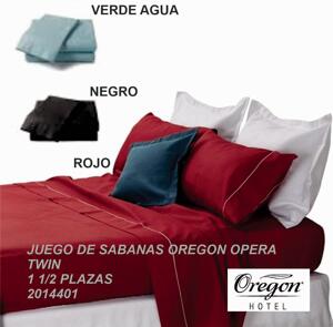 Juego de Sabanas OPERA 180 Hilos TWIN – 1 1/2 plaza 150x260cm  Cod 2014401 – Linea Hogar