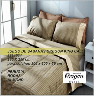 Juego de Sabanas KING CALL 300X260CM 160 Hilos (2014324)