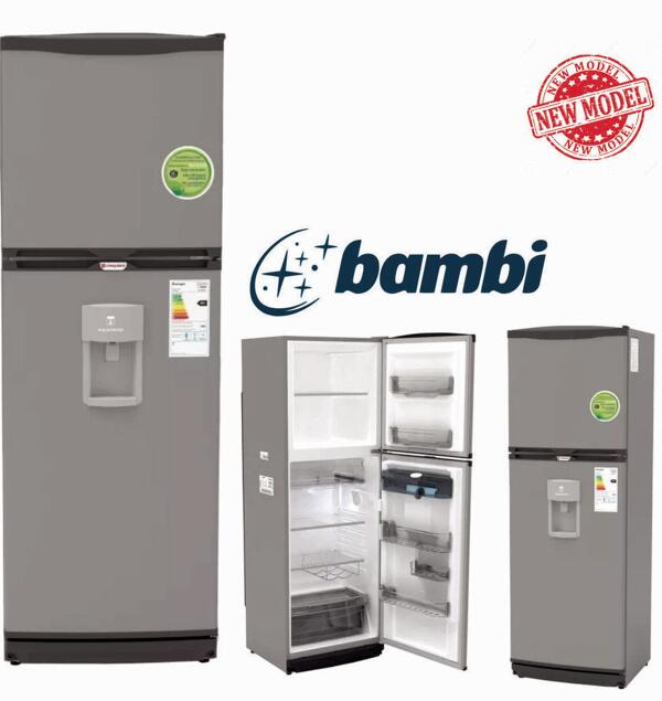 Heladera BAMBI 2F 1600PDA 329lts Plateada c/dispenser