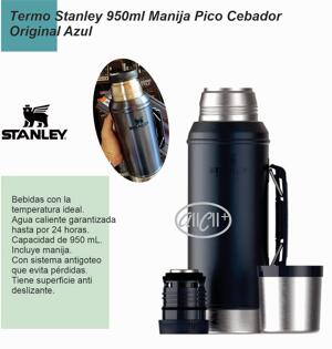 Termo Clasico STANLEY 950ml 10-10148-045 Con tapon cebador