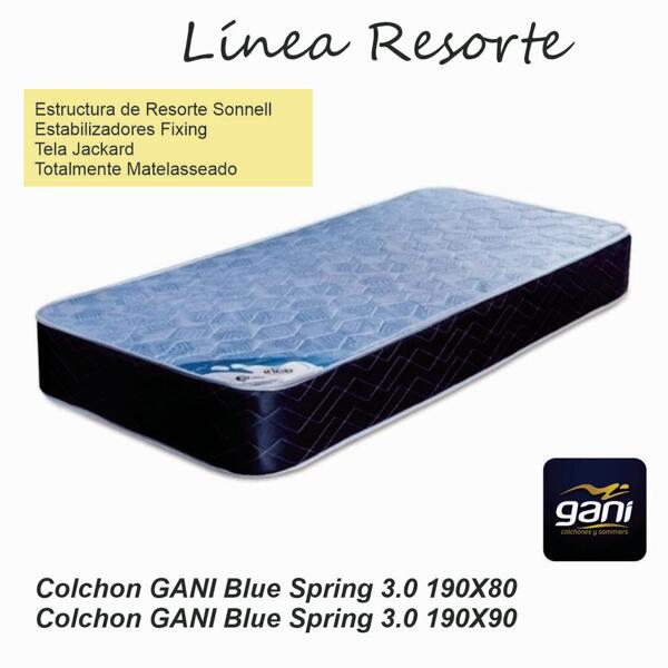 Colchon GANI Blue Spring 3.0 190x80