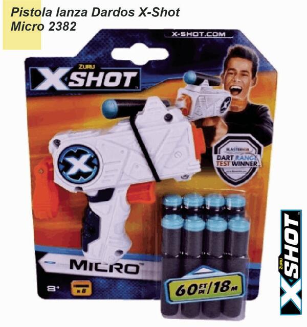 Pistola Lanza Dardos X-Shot Micro 2382//3614