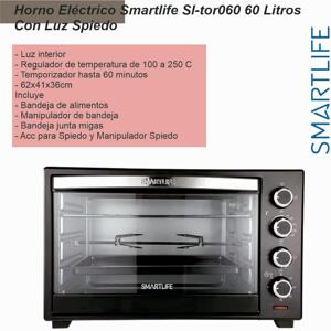 Horno Eléctrico SMARTLIFE SL-TOR060PN 60L