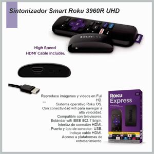 Roku express 3960r full hd con control