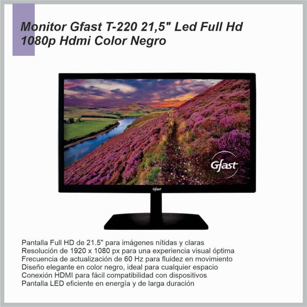 Monitor GFAST T-220 21.5' 1920x1080 FULL HD