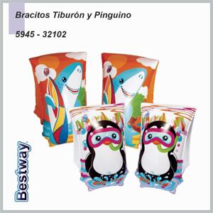 Bracitos Tiburon, Leon  y Pingüino BESTWAY 5945-32102