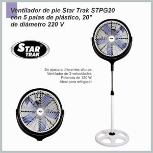 Ventilador de pie STAR TRAK 20» STPG20