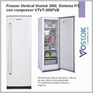 Freezer VOSTOK 300lts Sistema F/C con compresor VTVT-300FVB