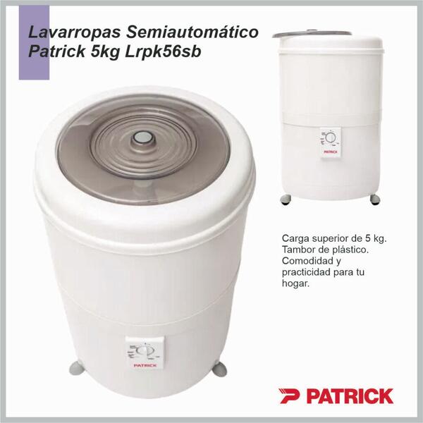 Lavarropas PATRICK LRPK56SB