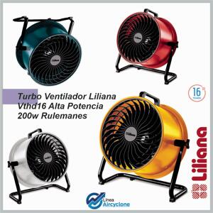 Turboventilador Reclinable LILIANA 16» 3 ASPAS AL – VVTHD16