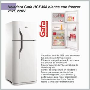 Heladera con freezer Gafa HGF358AFB