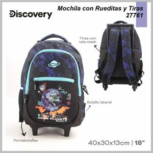 Mochila Carro DISCOVERY 27761 40cm x30cm x13cm 18» Azul