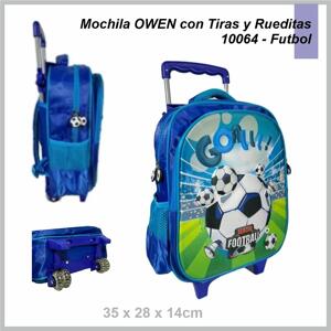 Mochila OWEN 10064 FUTBOL 35cm x28cm x14cm