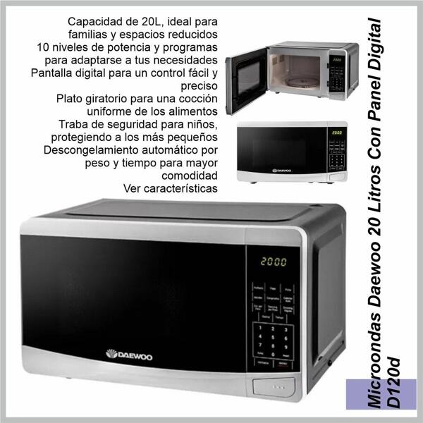Microondas DAEWOO D120D