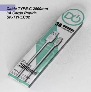 Cable Tipo c carga rapida 3A DITRON SK-TYPEC02