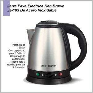 Pava Eléctrica Mate/Café KEN BROWN- JE-103