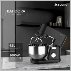 Batidora SUONO Pie 4.5lts  inox 1000w negro HOG0165