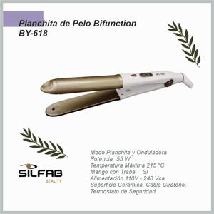 Planchita de pelo BIFUNCTION SILFAB  BY-618