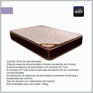 Colchon GANI Golden Flex 3.0 190x140x24 Alta Densidad