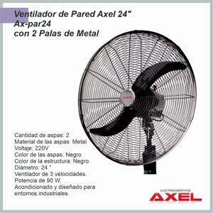 Ventilador de Pared 24» AXEL  AXPAR24