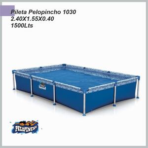 Pileta de lona Pelopincho 1030 PP030 2.4×1.55×0.40