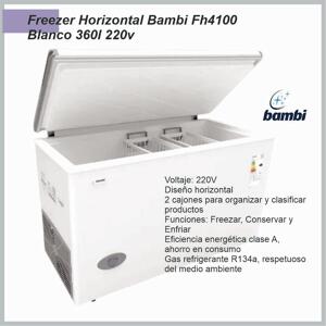 Freezer FH 4100BPA 360lts BAMBI