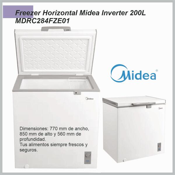 Freezer Horizontal MIDEA Inverter 200L MDRC284FZE01