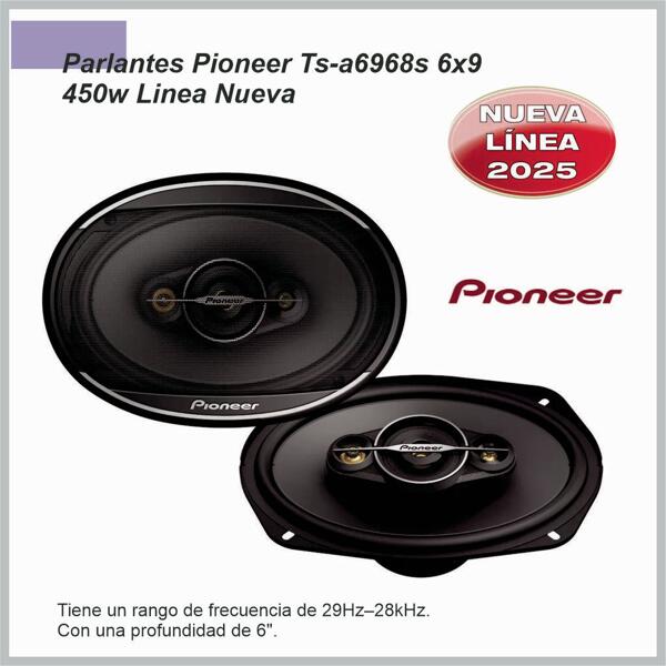 Parlante PIONEER TS-A6968S 6X9'' 3V 450W PAR006906968