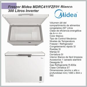 Freezer Horizontal MIDEA Inverter 300L MDRC411FZE01