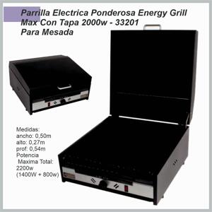 Parrilla Ponderosa Energy Grill Max – 33201