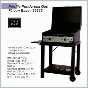 Parrilla Ponderosa Gas 70 TC 2021 – 32215