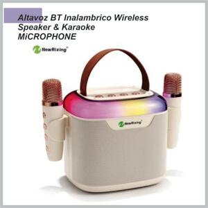 Altavoz BT Inalambrico KARAOKE SUONO 2 microfonos