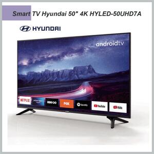 Smart tv HYUNDAI 50»  4K  HYLED 50UHD7A