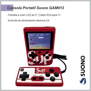 Consola de video juegos SUONO 2.4» rojo GAM013