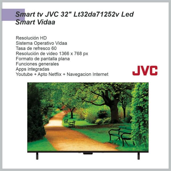 Smart tv 32'' JVC LT-32DA71252V