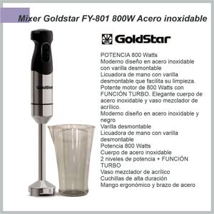 Minipimer c/vaso 800W GOLDSTAR FY801