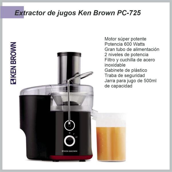 Extractor de jugo KEN BROWN PC725