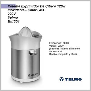 Exprimidor YELMO 120W INOX EX1304