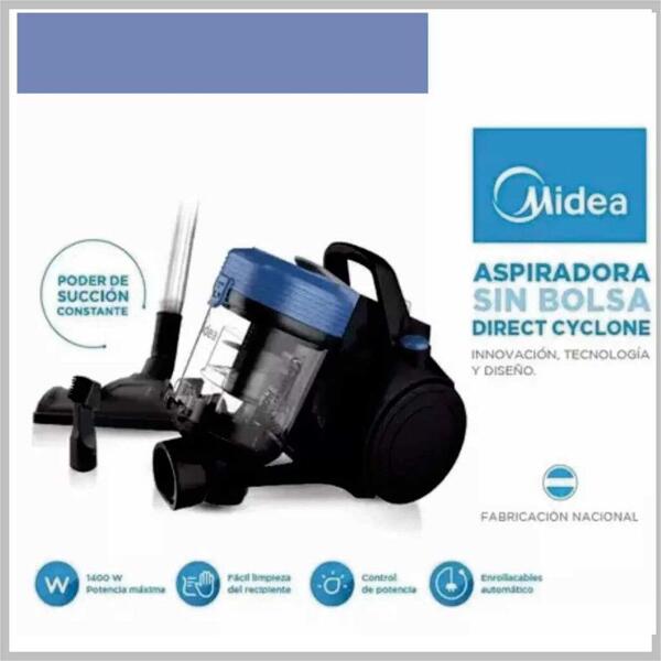 Aspiradora MIDEA s/bolsa 1400w VS-S214TAR3