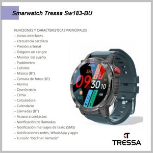 Reloj SmartWatch TRESSA SW-183/BU