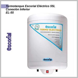 Termotanque ESCORIAL Electrico 55lts EL-55 Carga Inferior