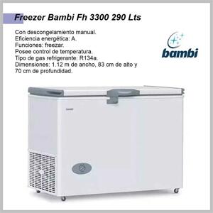 Freezer BAMBI 290lts FH3300BPA